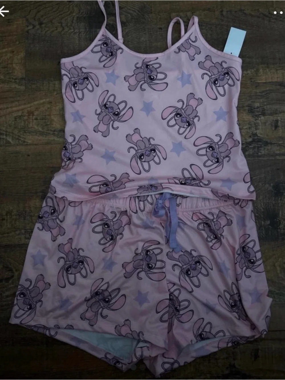 Disney Pink Bunny & Star Girls' Pajama Set